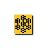 1/16" 7X7 BLACK GAC - Image 3