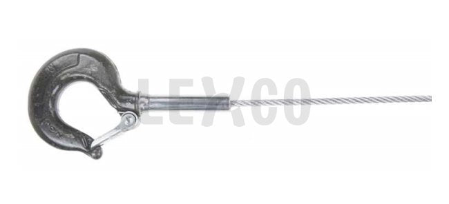 Heavy-Duty Shank Hooks for Wire Rope Installation - Image 1