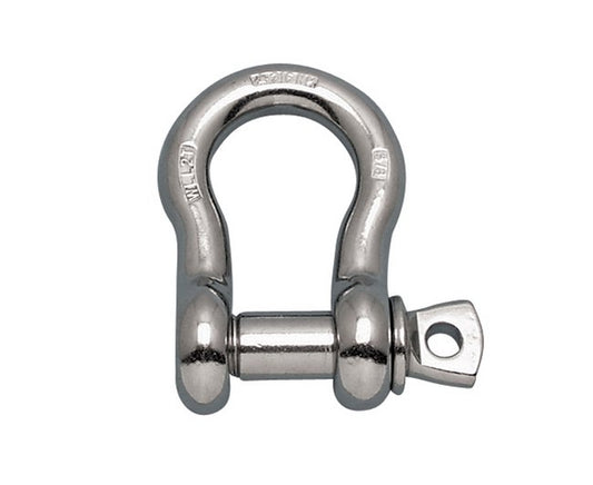 5/8 Inch 316-NM Stainless Steel Anchor Shackle with Oversized Screw Pin - Image 1