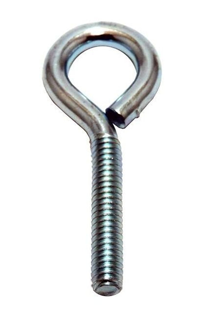 Zinc Plated Turned Eye Bolt with Hex Nuts - Image 1
