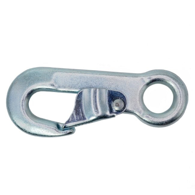 Heavy-Duty Fast Eye Snap Hook, Drop Forged Steel, Plated Alloy, 5/8" Snap Opening - Image 1