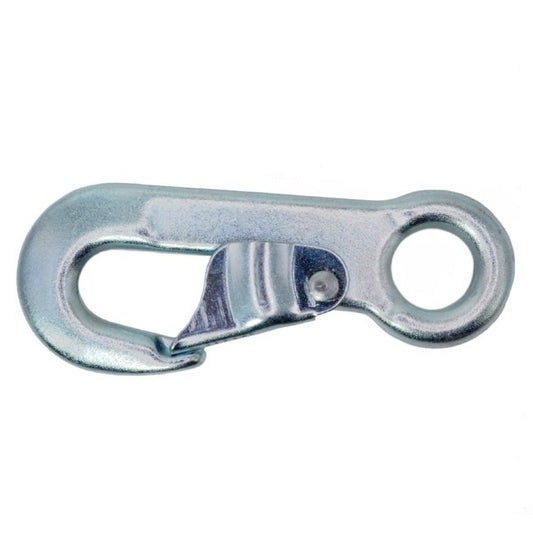 Heavy-Duty Fast Eye Snap Hook, Drop Forged Steel, Plated Alloy, 5/8" Snap Opening - Image 1