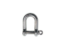 SS316 Screw Pin D Shackle Stainless Steel 1-1/4"