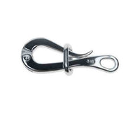 Stainless Steel Swivel Pelican Hook with Loop 1/2" x 6"