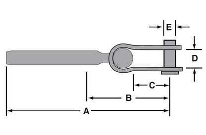 Premium Marine Toggle Jaw Load Rated - 3/8" Wire Size - Image 2