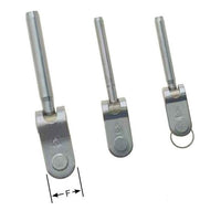 Premium Marine Toggle Jaw Load Rated - 3/8" Wire Size