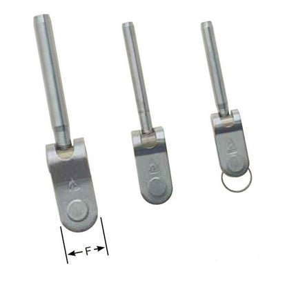 Premium Marine Toggle Jaw Load Rated - 3/8" Wire Size - Image 1