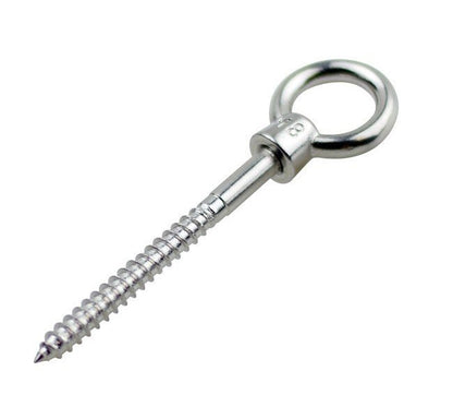 Heavy-Duty Shoulder Lag Eye Bolt 1/4 inch - Image 1