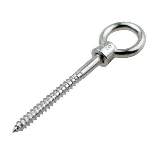 Heavy-Duty Shoulder Lag Eye Bolt 1/4 inch - Image 1