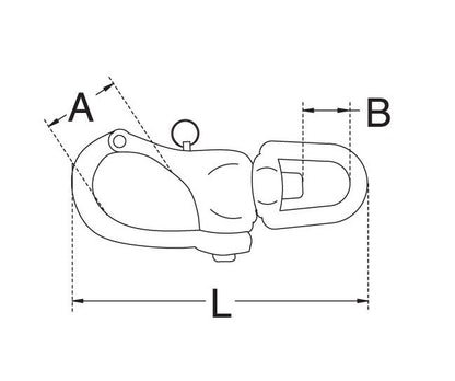 Stainless Steel Swivel Snap Shackles - Image 2