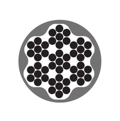 7x7 Galv PVC Cable - Image 1