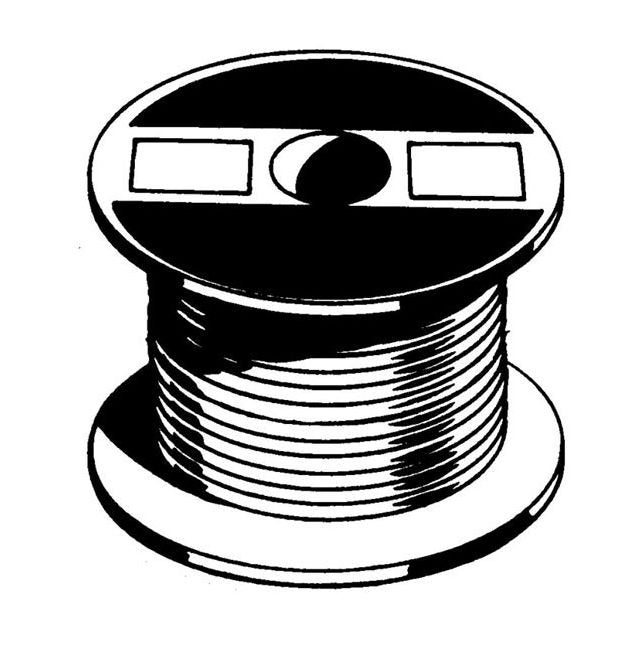 80º C Rated Primary Single Conductor Copper Wire - 14 Gauge, Yellow, 100 ft Spool - Image 2