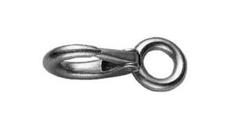 Fast Eye Boat Hook Snap - Electroplated Rust-Proof Metal - Image 1