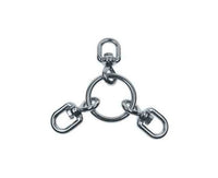 Stainless Steel Swivel Ring with 3 Swivel Hooks