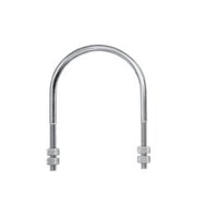Lexco Cable Round Bend Long Tangent U-Bolts - Zinc Plated, 3/4"-10