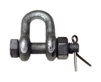 Hot Dip Galvanized Drop Forged Bolt Type Shackles Dee Type