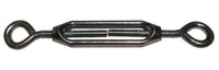 Zinc Alloy Body Turnbuckles with Steel Hooks - 1/4" Thread Diameter