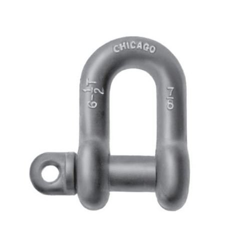 Chicago Hardware 7/8" Galvanized Screw Pin Chain Shackle - Image 1
