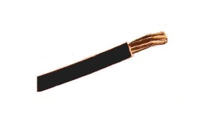 Heavy Duty 2-Gauge Battery Starter Cable - 100 ft Roll, Black - Image 1