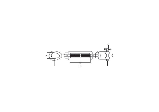 Stainless Steel T316 Forged Jaw & Eye Turnbuckle - Image 2