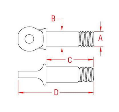 316-NM Stainless Steel 3/8 Inch US Shackle Pin - Image 2