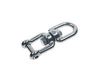Stainless Steel Swivel with Flush Pin - 3/8" Jaw & Eye