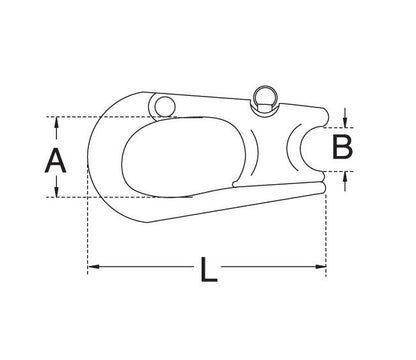 Stainless Steel Rope Sheet Snap Shackle - Image 2