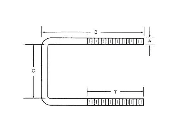 Hot Galvanized Square Bend U-Bolts With Hex Nuts & Washers - Image 2