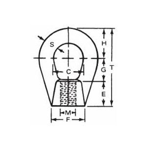 Heavy Duty Drop Forged Eye Nuts - Image 1