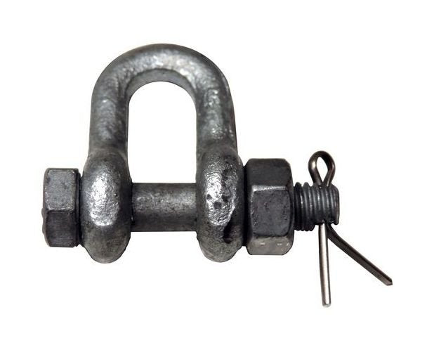 Bolt Type Shackles Dee Type 1 3/4in Hot Dip Galvanized - Image 1
