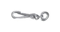 Heavy-Duty Nickel-Plated Steel Swivel Eye Snaps