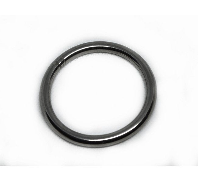 Stainless Steel Round Rings - 3/16" Diameter, 1" Length, 500 lbs WLL - Image 1