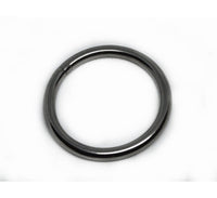 Stainless Steel Round Rings - 3/16" Diameter, 1" Length, 500 lbs WLL