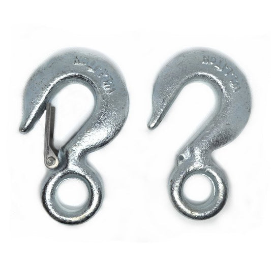 Electroplated Drop Forged Steel Standard Eye Hoist Hook - Image 1