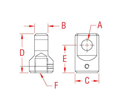 316 Stainless Steel Hoist Anchor Base - 1/2" Nominal Size - Image 2