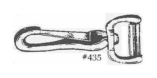 Swivel Roller Snap Hook Zinc Die-Cast 5/8 Inch - Image 1