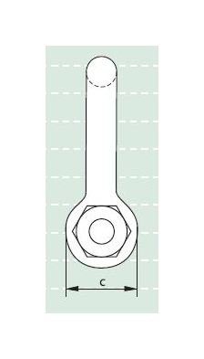 Green PinÂ® Standard Bow Shackles with Safety Bolt - Hot Dip Galvanized - Image 3