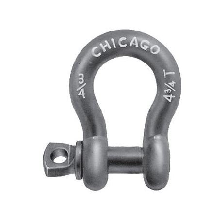 Chicago Hardware & Fixture Co. Self Colored Screw Pin Anchor Shackle - Image 1