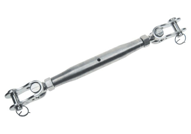Stainless Steel Closed Body Turnbuckle Set with Toggle & Pipe Design - Image 1
