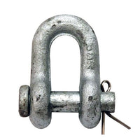 Galvanized Chain Shackles - 1 1/4 inches, 12 Ton WLL