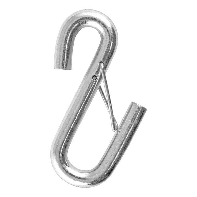 Heavy-Duty Heat Treated Steel S Hook with Latch - Image 1
