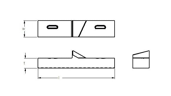 Ultra-Met Chip Splitter Inserts - Woodworking Tool - Image 1