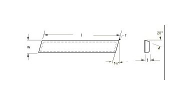 Premium Woodworking Debarker, 0.195/0.205 in Thickness - Image 1