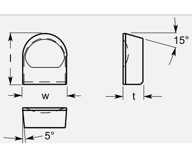 Precision Stump Cutter - 0.548 in Width - Image 1