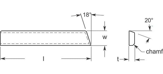 Ultra-Met® Woodworking Debarker - Precision Thickness 0.183/0.193 in - Image 1