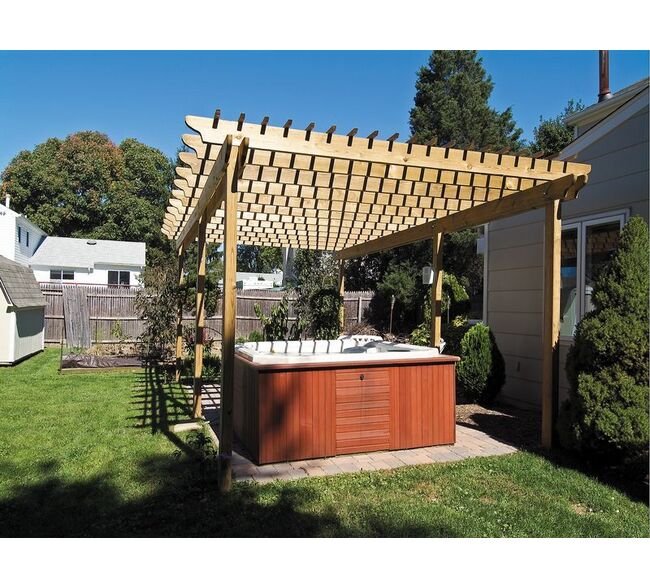 Preserved Wood Pergola Kit - Image 2