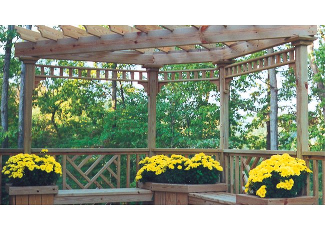 Preserved Wood Pergola Kit - Image 3