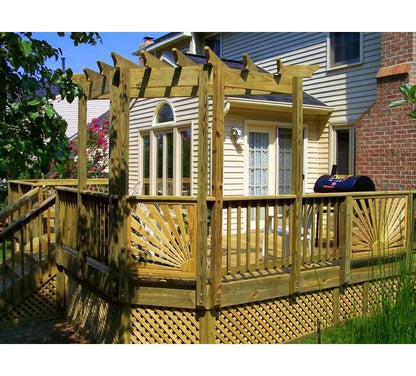 Preserved Wood Pergola Kit - Image 6