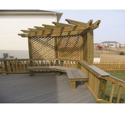 Preserved Wood Pergola Kit - Image 7