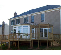 Preserved Wood Pergola Kit